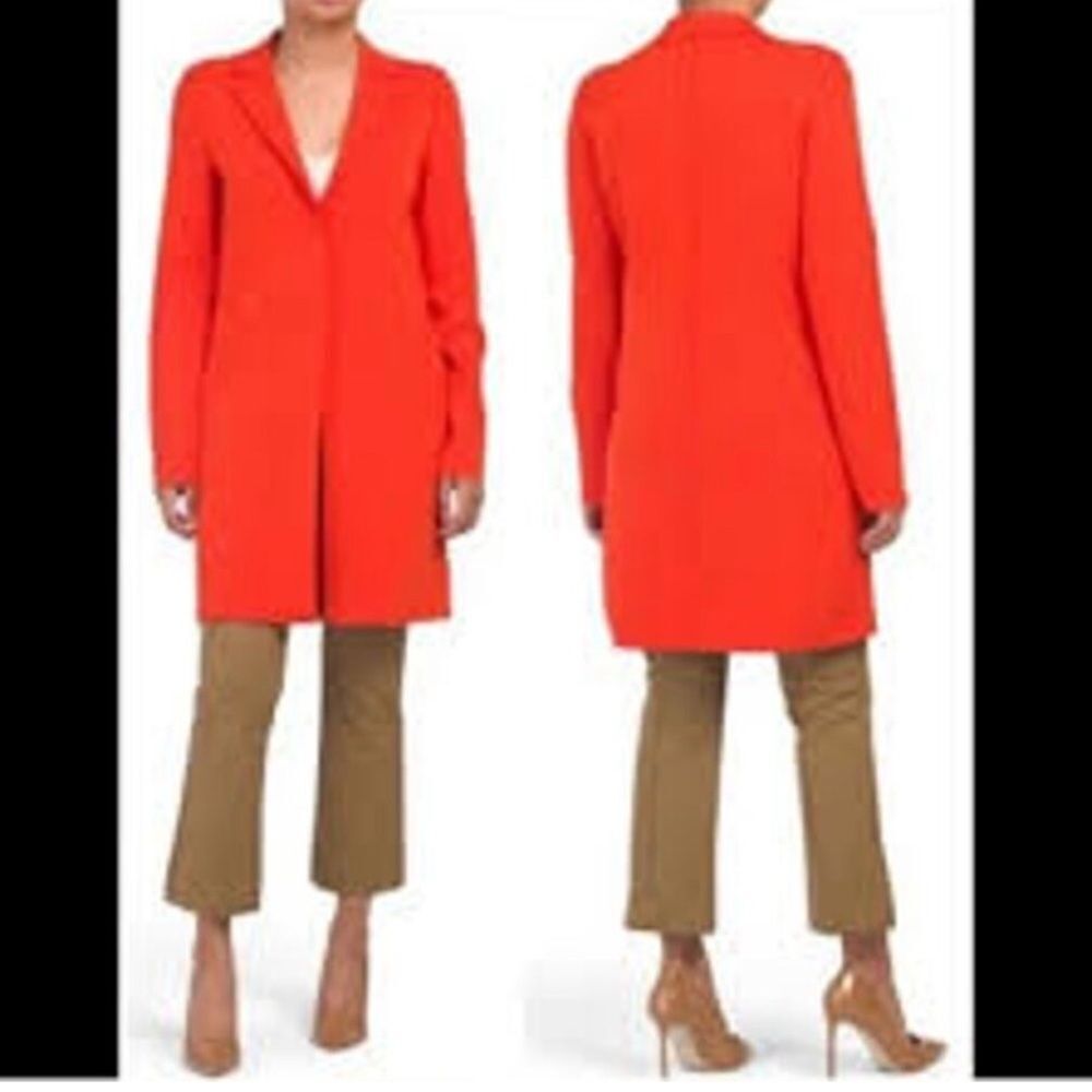 Carolina Belle Long orange blazer Size XS